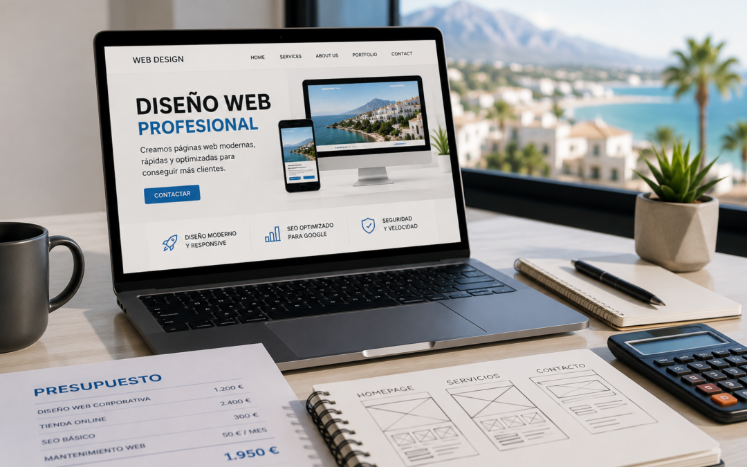 Cuánto cuesta una página web profesional en Marbella